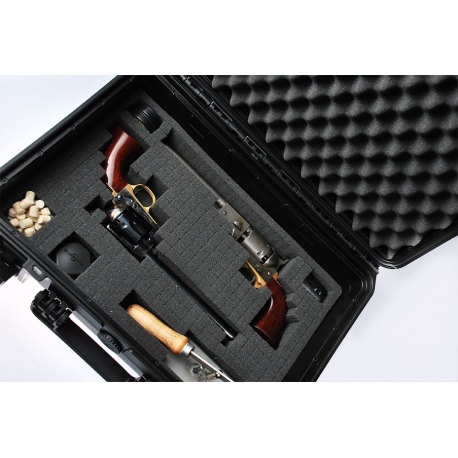 Walizka na broń Plastica Panaro MAX430S (gąbka formowalna) czarna-4