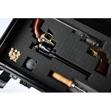 Walizka na broń Plastica Panaro MAX430S (gąbka formowalna) czarna-5