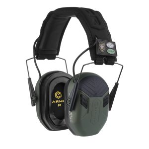 Earmor - Aktywne ochronniki słuchu M300X - Licencja IPSC - Foliage Green - M300X-FG-1