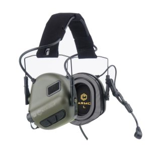 Earmor - Aktywne ochronniki słuchu M32X-MOD4 - Foliage Green - M32X-FG(PLUS)-1