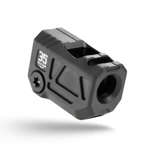 Strike Industries - Kompensator do pistoletu 9 mm Micro Threaded Comp Quad V - 1/2"-28 - Czarny - SI-MC-QUAD-V-1