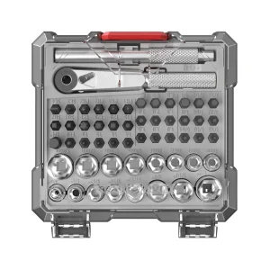 Real Avid - Narzędzia rusznikarskie X3 52-Piece Driver Gunsmithing Bit Set - 51 bitów - AVX3SGBS52-1