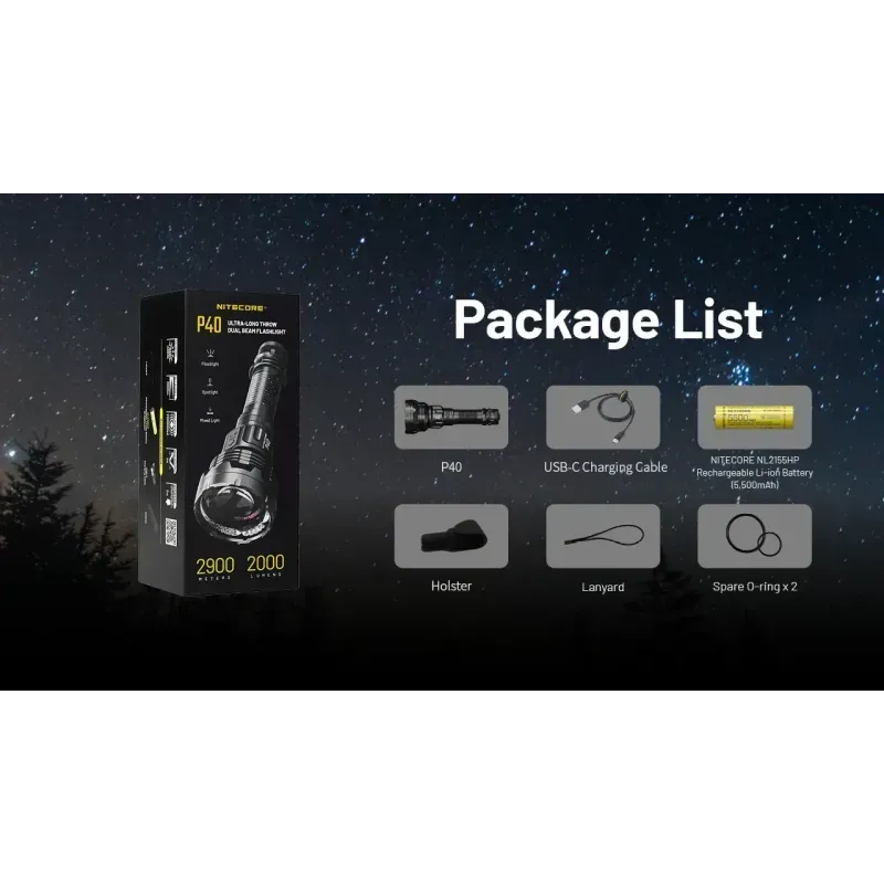 Latarka NITECORE P40 10 Latarka NITECORE P40-10