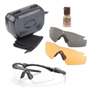 Oakley - Okulary balistyczne M Frame 3.0 Array - Trzy wymienne wizjery - Czarny - OO9146-3832-1
