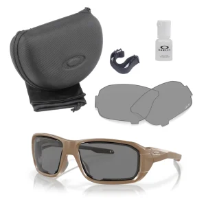 Oakley - Okulary balistyczne HNBL - Wymienne soczewki - Mil Spec 32432A - ANSI Z87.1 - Piaskowy - OO9452-0665-1