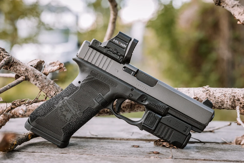 Glock Brazil lvl 3. Przykład modyfikacji Glocka 17 Gen 3 49 Glock Gen3 modyfikacje level III 4