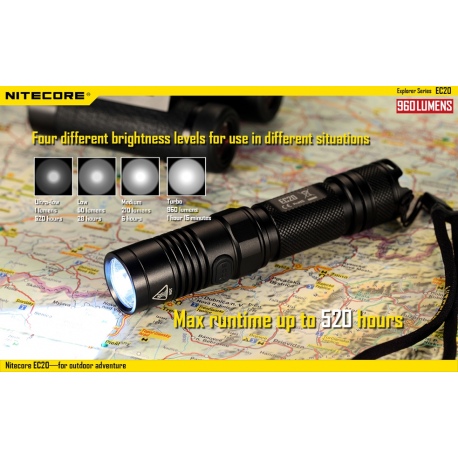 Latarka Nitecore EC20 Explorer 960 Lumenów 11 Latarka Nitecore EC20 Explorer 960 Lumenów-11