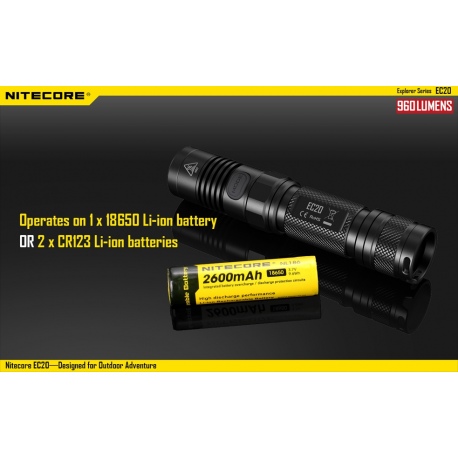 Latarka Nitecore EC20 Explorer 960 Lumenów 12 Latarka Nitecore EC20 Explorer 960 Lumenów-12