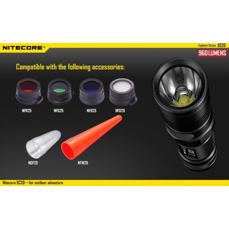 Latarka Nitecore EC20 Explorer 960 Lumenów 14 Latarka Nitecore EC20 Explorer 960 Lumenów-14