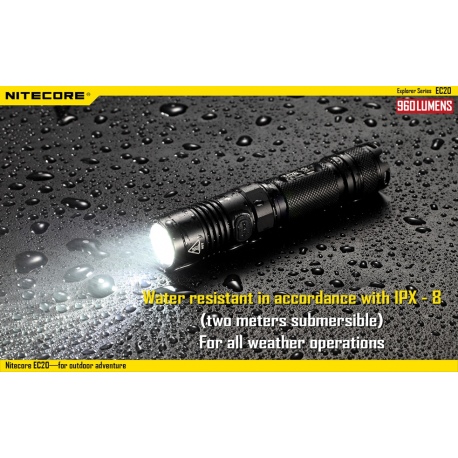 Latarka Nitecore EC20 Explorer 960 Lumenów 15 Latarka Nitecore EC20 Explorer 960 Lumenów-15