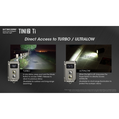 Latarka Nitecore TINI2 Ti 18 Latarka Nitecore TINI2 Ti-18