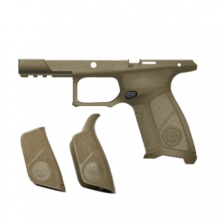 Zestaw okładzin ze szkieletem do pistoletu Beretta APX A1 FDE (E03436) 1 Zestaw okładzin ze szkieletem do pistoletu Beretta APX A1 FDE (E03436)-1
