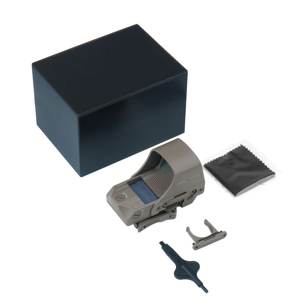 Holosun - Kolimator Open Reflex HS510C Multi Reticle - Solar Panel - FDE - HS510C-FDE-R 6 Zdjęcie 5 — SPC-17618
