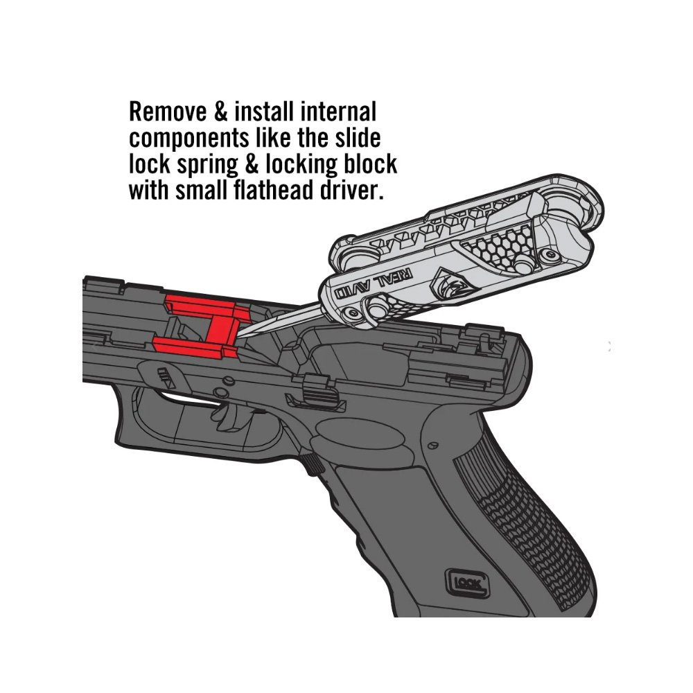 Real Avid - Przyrząd 4-in-1 Tool do pistoletów Glock - Czarny - AVGLOCK41 5 Zdjęcie 5 — SPC-28081