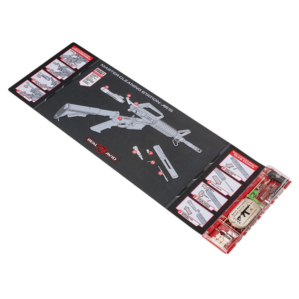 Real Avid - Mata rusznikarska z zestawem narzędzi Master Cleaning Station™ - AR-15 - AVMCS-AR 3 Zdjęcie 2 — SPC-28117