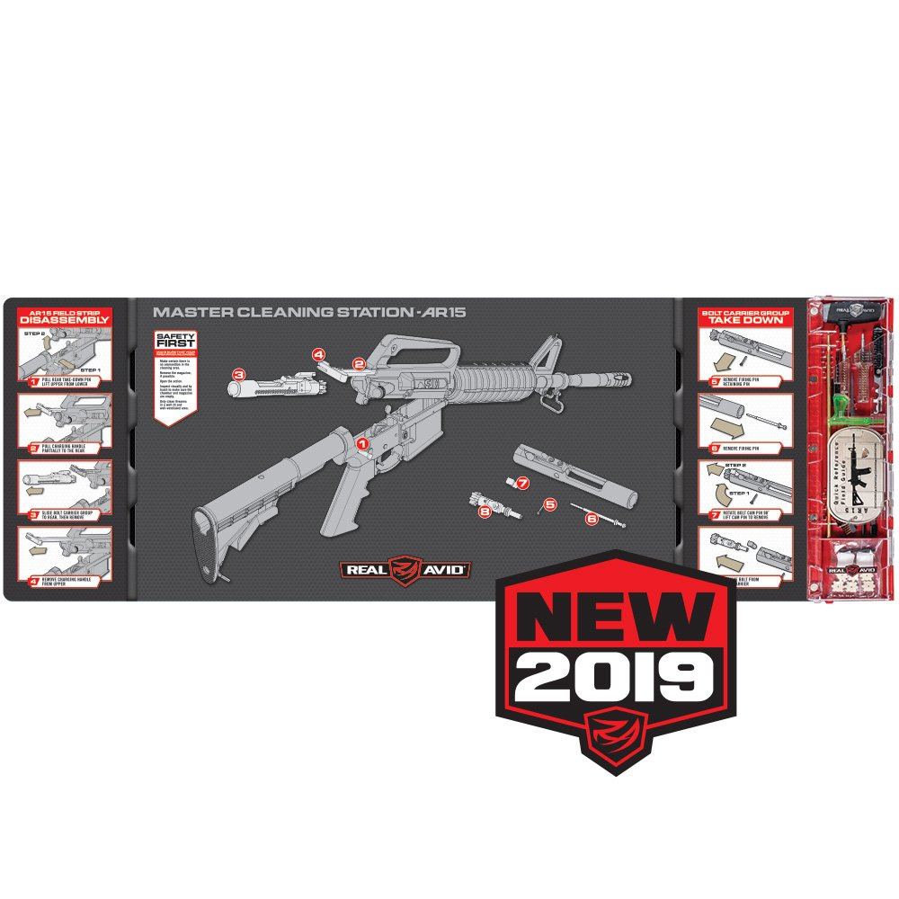 Real Avid - Mata rusznikarska z zestawem narzędzi Master Cleaning Station™ - AR-15 - AVMCS-AR 4 Zdjęcie 3 — SPC-28117