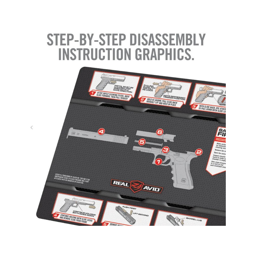 Real Avid - Mata do czyszczenia Glock Smart Mat® - AVGLOCKSM 5 Zdjęcie 4 — SPC-28121