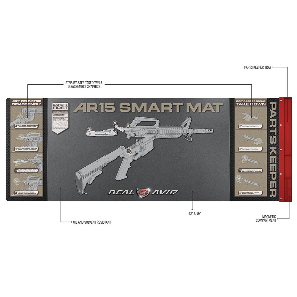 Real Avid - Mata do czyszczenia karabinka AR-15 Smart Mat - AVAR15SM 7 Zdjęcie 7 — SPC-28948