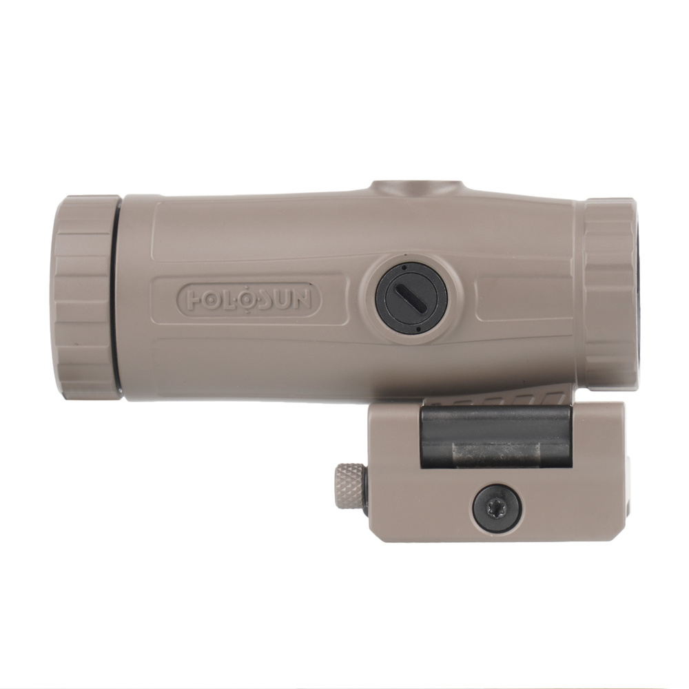 Holosun - Powiększalnik HM3X 3x Magnifier - Flip & Picatinny QD - FDE - HM3X FDE 2 Zdjęcie 2 — SPC-45274