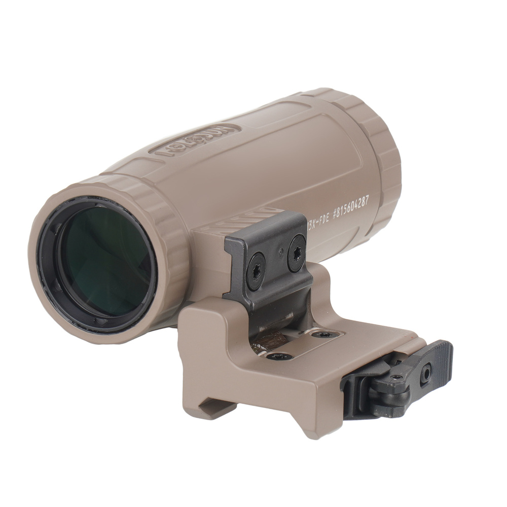 Holosun - Powiększalnik HM3X 3x Magnifier - Flip & Picatinny QD - FDE - HM3X FDE 4 Zdjęcie 4 — SPC-45274