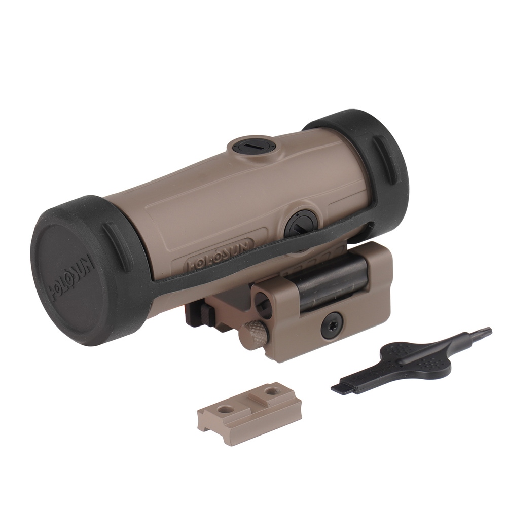 Holosun - Powiększalnik HM3X 3x Magnifier - Flip & Picatinny QD - FDE - HM3X FDE 7 Zdjęcie 7 — SPC-45274