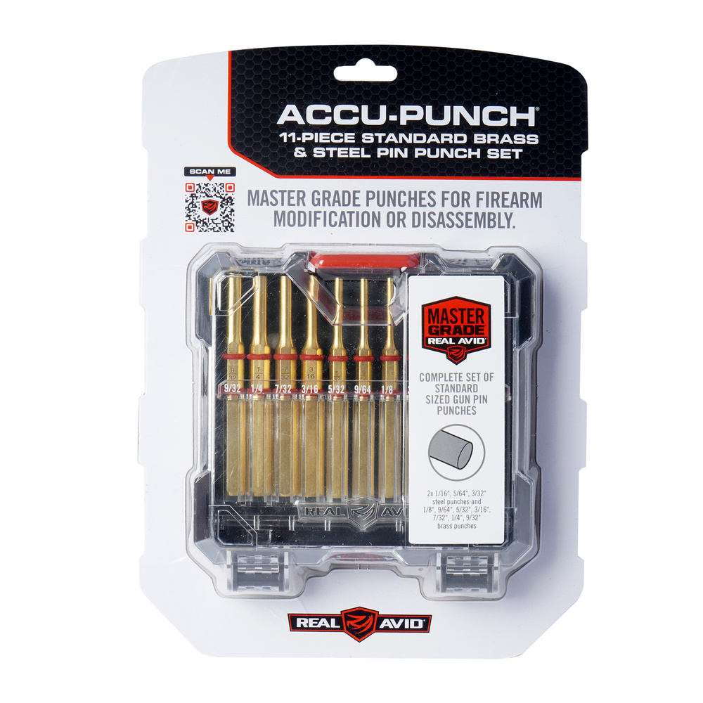 Real Avid - Zestaw wybijaków Accu-Punch - 11 elementów - Stal/Mosiądz - AVAPK-B 3 Zdjęcie 3 — SPC-45780