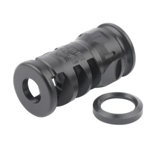 UTG Pro - Kompensator do karabinków PCC 9 mm Stubby Muzzle Brake - 1/2"-28 - Czarny - TLUMD03-1