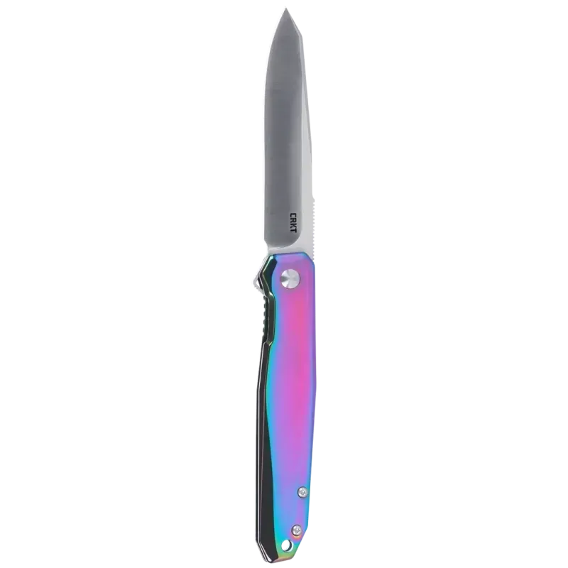 Nóż składany CRKT Facet z ostrzem ze stali 12C27 1 Nóż CRKT K230PXP Facet Iridecent-1