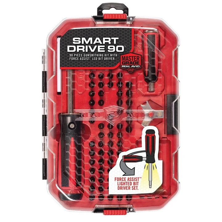 Real Avid Smart Drive 90 - zestaw śrubokrętów rusznikarskich do domowego warsztatu strzelca