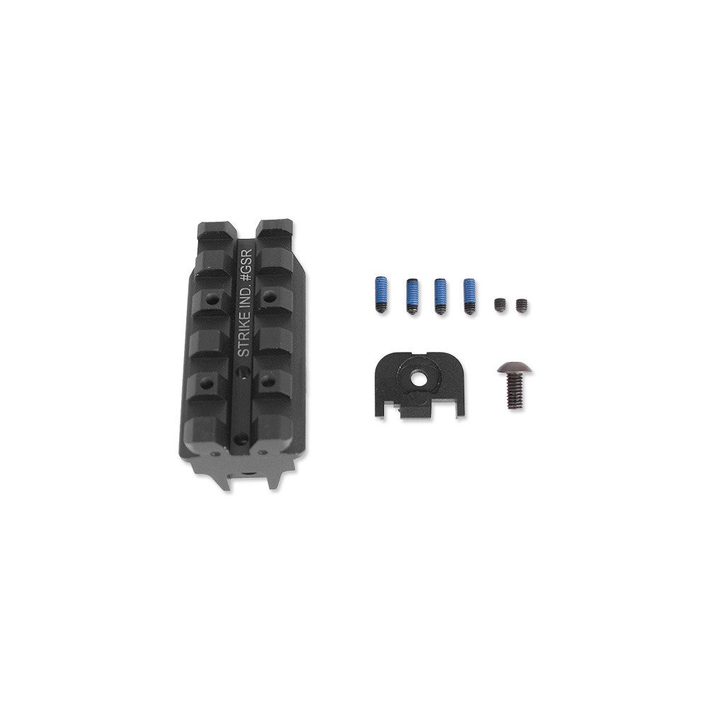 Strike Industries - Szyna montażowa Rear Sight Mount - G17/18 - Czarny - SI-GSR 7 Zdjęcie 6 — SPC-11784