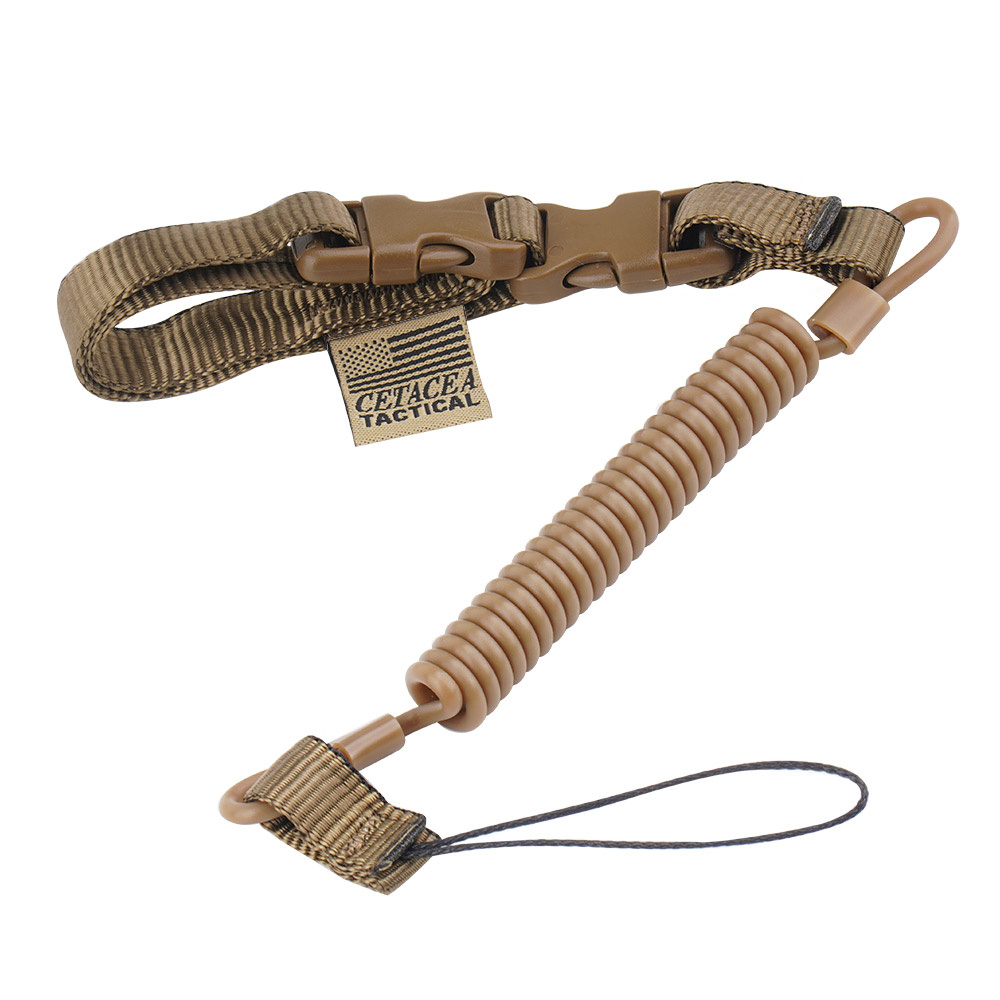 Cetacea Tactical - Plain Clothes Mini-Coil Lanyard - Coyote Brown 1 12378 1.jpg