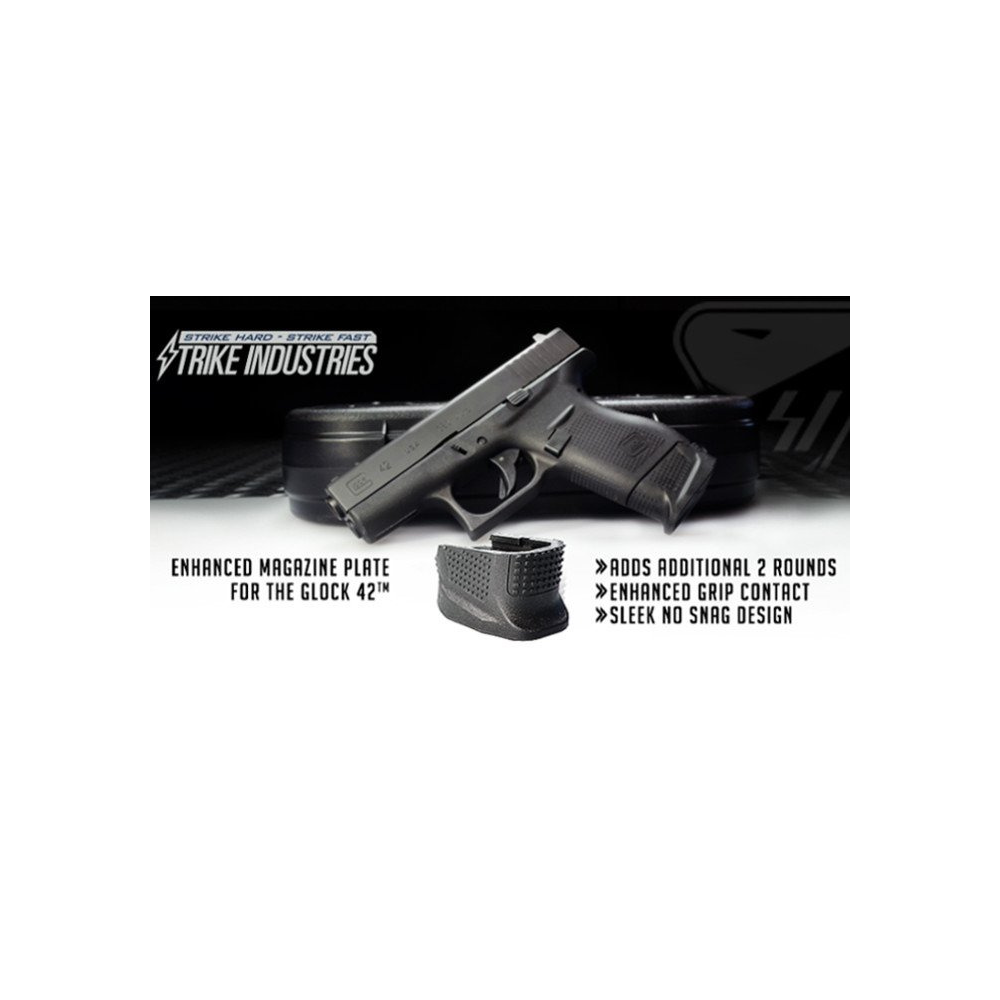 Strike Industries - Enhanced Magazine Plate - Glock 42 - EMP-G42 BLK 6 Zdjęcie 7 — SPC-16973