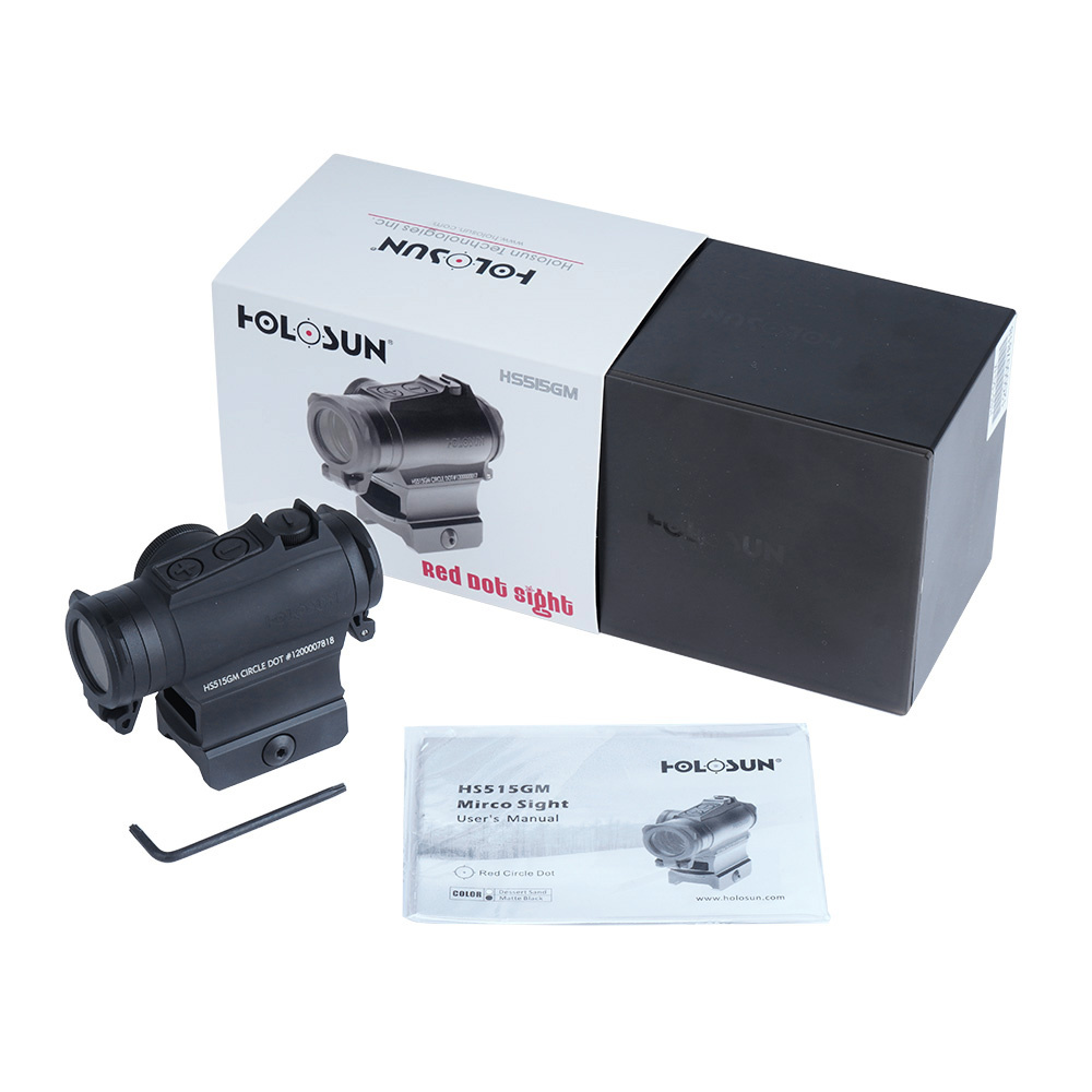 Holosun - Kolimator zamknięty HS515GM - Multi Reticle - Czarny - HS515GM 9 Zdjęcie 9 — SPC-17615