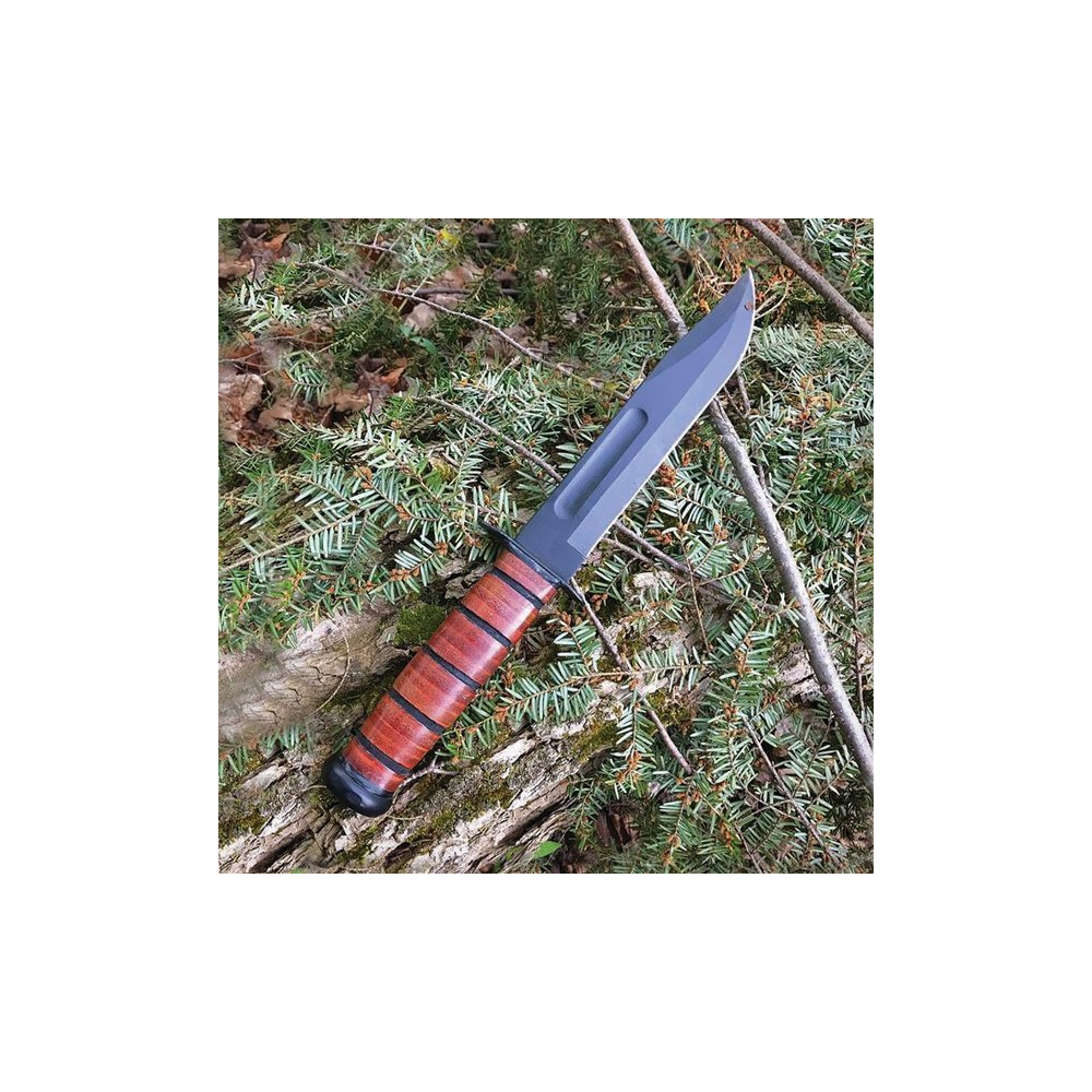 Ka-Bar 1320 - Nóż Single Mark - Pochwa ze skóry 4 Zdjęcie 4 — SPC-23130