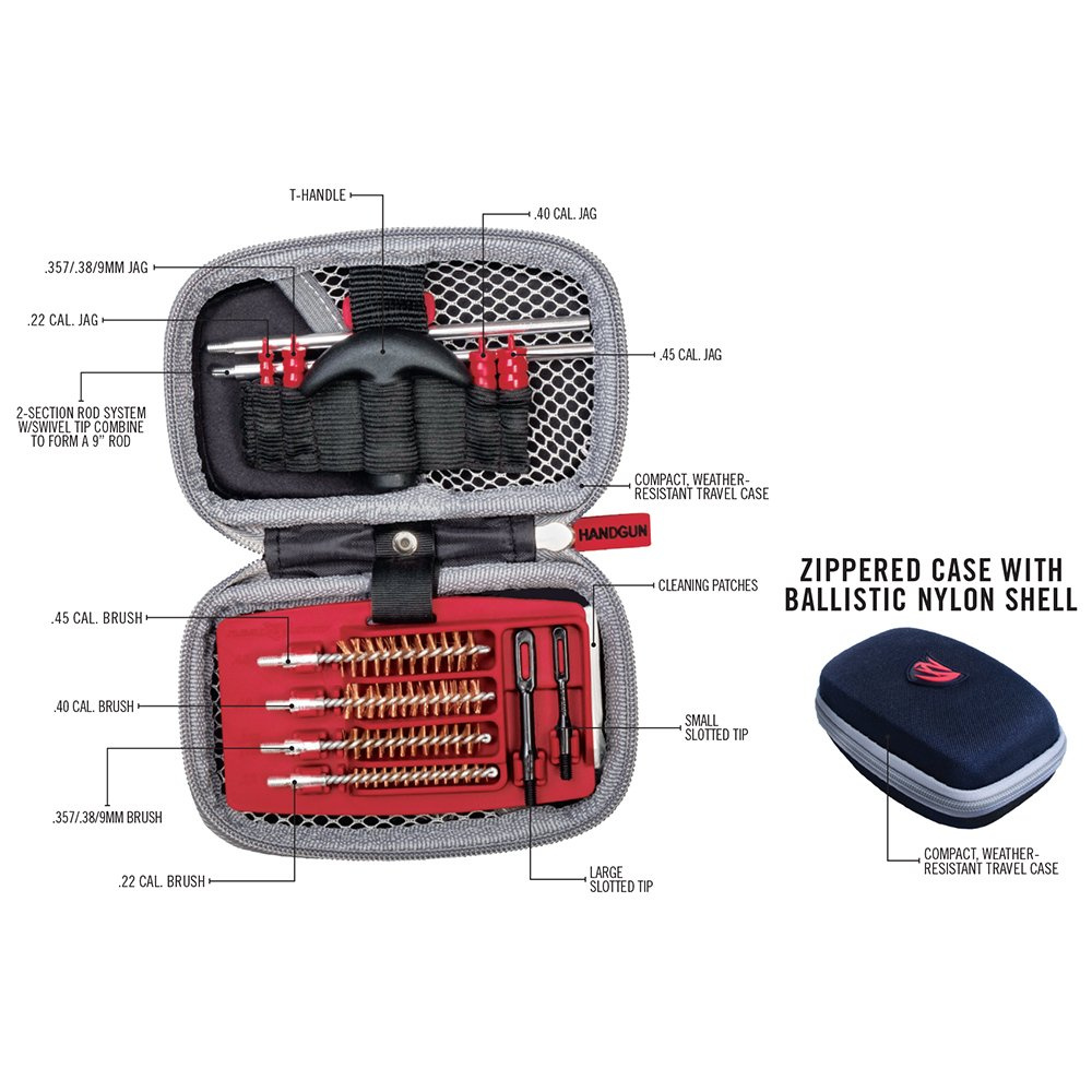 Real Avid - Zestaw do czyszczenia broni Gun Boss® - Handgun Cleaning Kit - AVGCK310-P 3 Zdjęcie 3 — SPC-28108