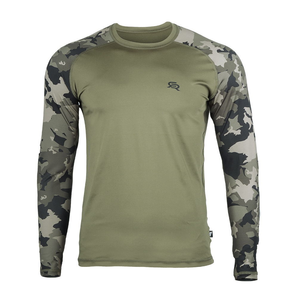 Rough Radical - Koszulka termoaktywna Furious Army - Długi rękaw - Khaki 2 Zdjęcie 2 — SPC-34926