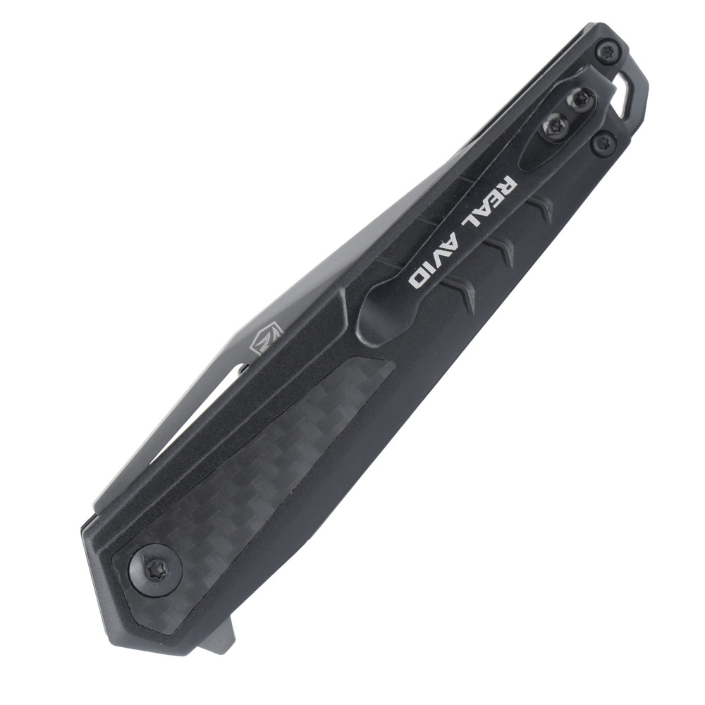 Real Avid - Nóż składany EDC RAV-6 - Aluminium - Włókno węglowe - Tanto - Czarny - AVRAV6 2 Zdjęcie 2 — SPC-42761
