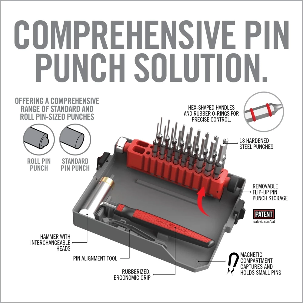 Real Avid - Zestaw narzędzi rusznikarskich Master Bench Block Pro Kit - AVMBBPKIT 4 Zdjęcie 4 — SPC-42767