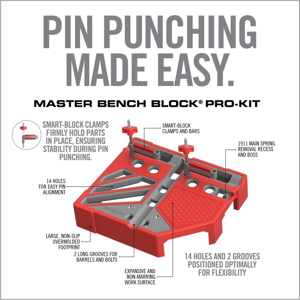 Real Avid - Zestaw narzędzi rusznikarskich Master Bench Block Pro Kit - AVMBBPKIT 5 Zdjęcie 5 — SPC-42767