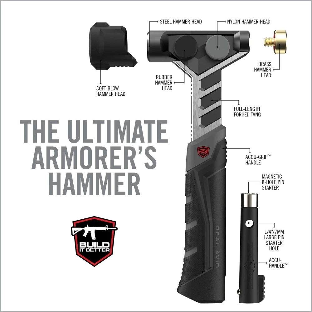 Real Avid - Młotek rusznikarski Armorer's Master Hammer - AVARMHAM 3 Zdjęcie 3 — SPC-42770