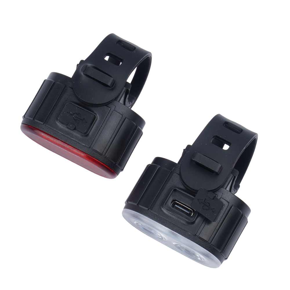 Falcon Eye - Zestaw lamp rowerowych Twins 2.0 - 120 lm/20 lm - Czarny - FBS0071 3 Zdjęcie 3 — SPC-42909