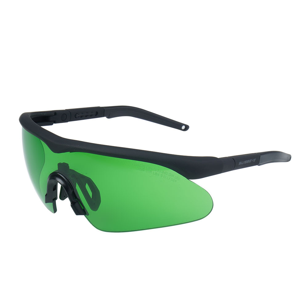 Swiss Eye - Okulary strzeleckie Raptor Pro - Laser Lens 694/830-860/1064 - Czarne - Zielony wizjer - 40481 1 44557 1.jpg