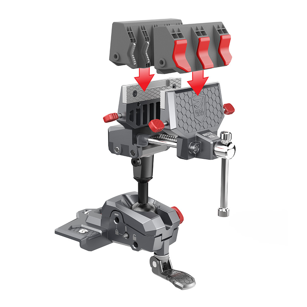 Real Avid - Wymienne szczęki Smart-Jaws Tube-Fit dla imadła Master Gun Vise - AVSFJPF 5 Zdjęcie 5 — SPC-44677