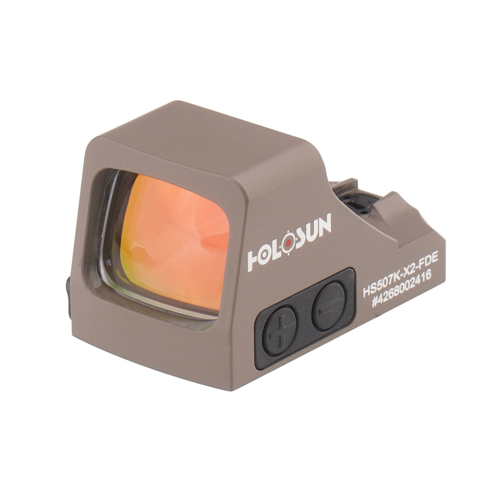 Holosun - Kolimator otwarty HS507K Open Reflex SubCompact Pistol Sight - FDE - HS507K-X2-FDE 6 Zdjęcie 6 — SPC-45275