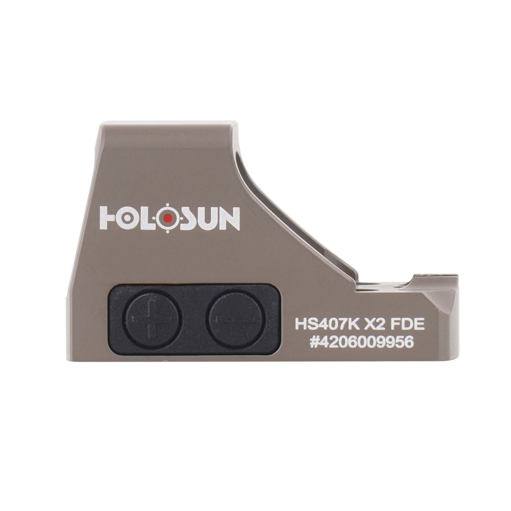 Holosun - Kolimator otwarty HS407K Open Reflex SubCompact Pistol Sight - FDE - HS407K-X2-FDE 6 Zdjęcie 6 — SPC-45276