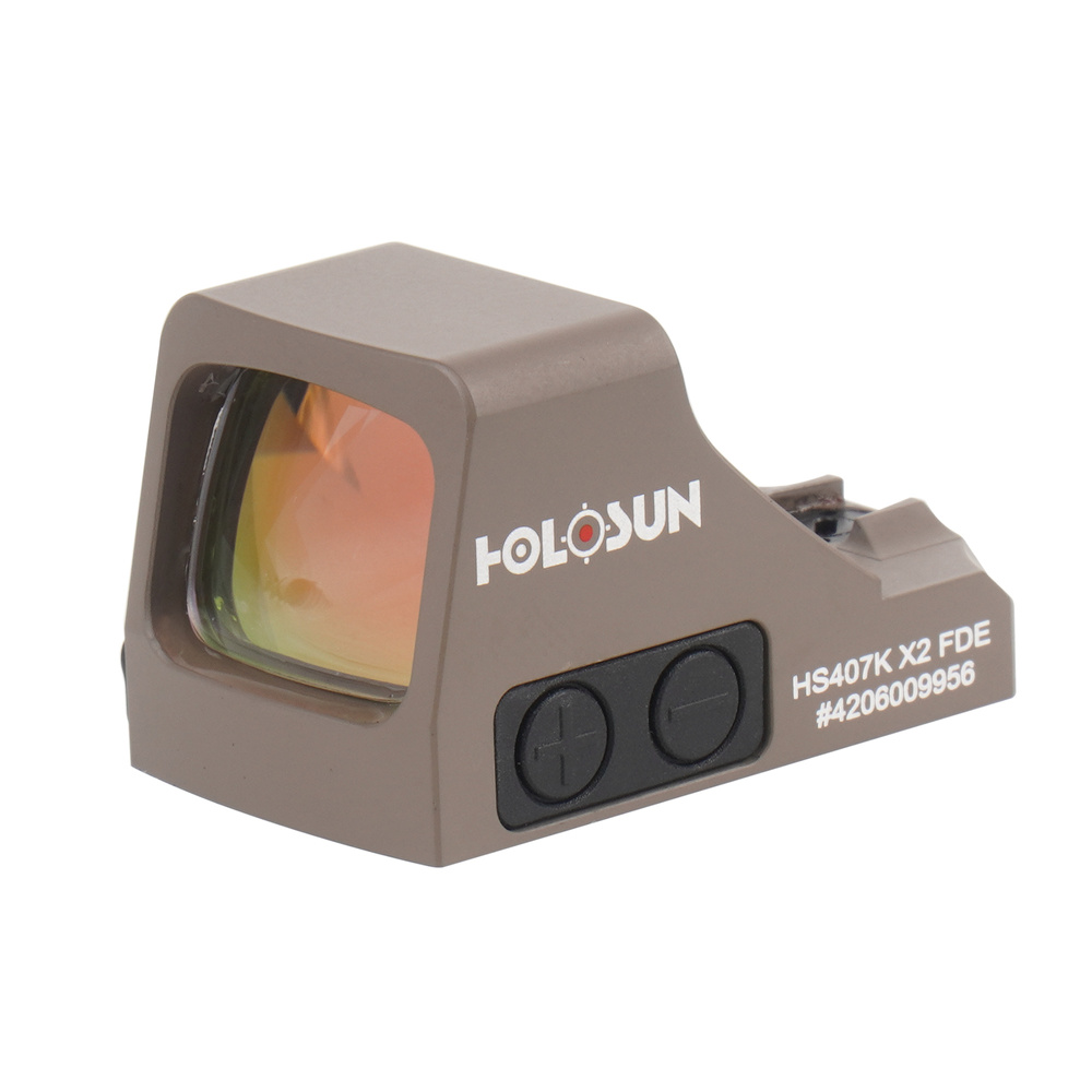 Holosun - Kolimator otwarty HS407K Open Reflex SubCompact Pistol Sight - FDE - HS407K-X2-FDE 7 Zdjęcie 7 — SPC-45276