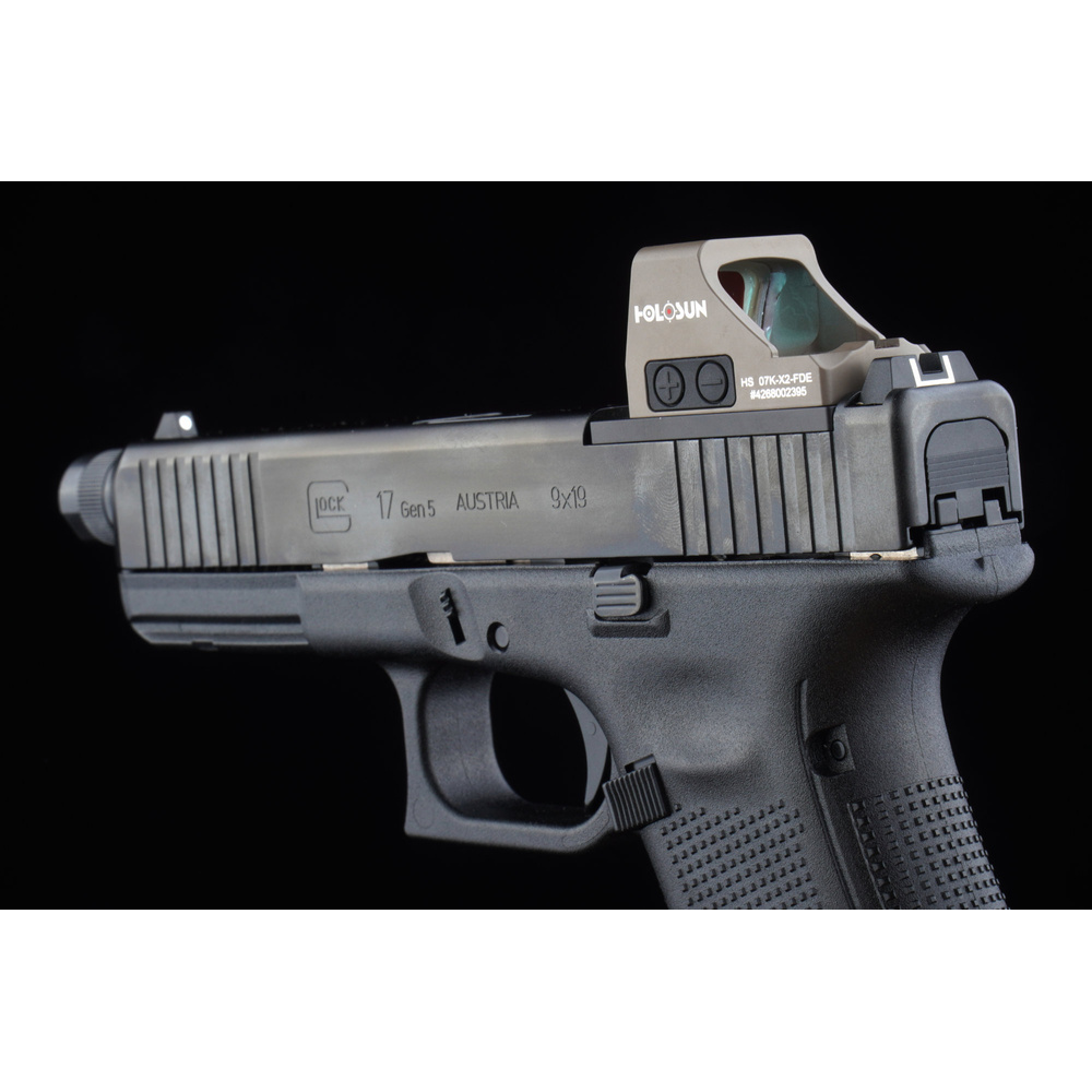 Holosun - Kolimator otwarty HS407K Open Reflex SubCompact Pistol Sight - FDE - HS407K-X2-FDE 9 Zdjęcie 9 — SPC-45276