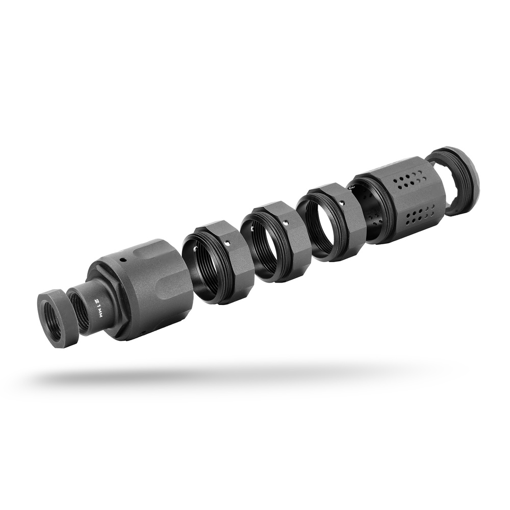 Strike Industries - Kompensator do pistoletu kal. 9 mm - Czarny - SI-PISTOL-LC-BK 13 Zdjęcie 12 — SPC-45724