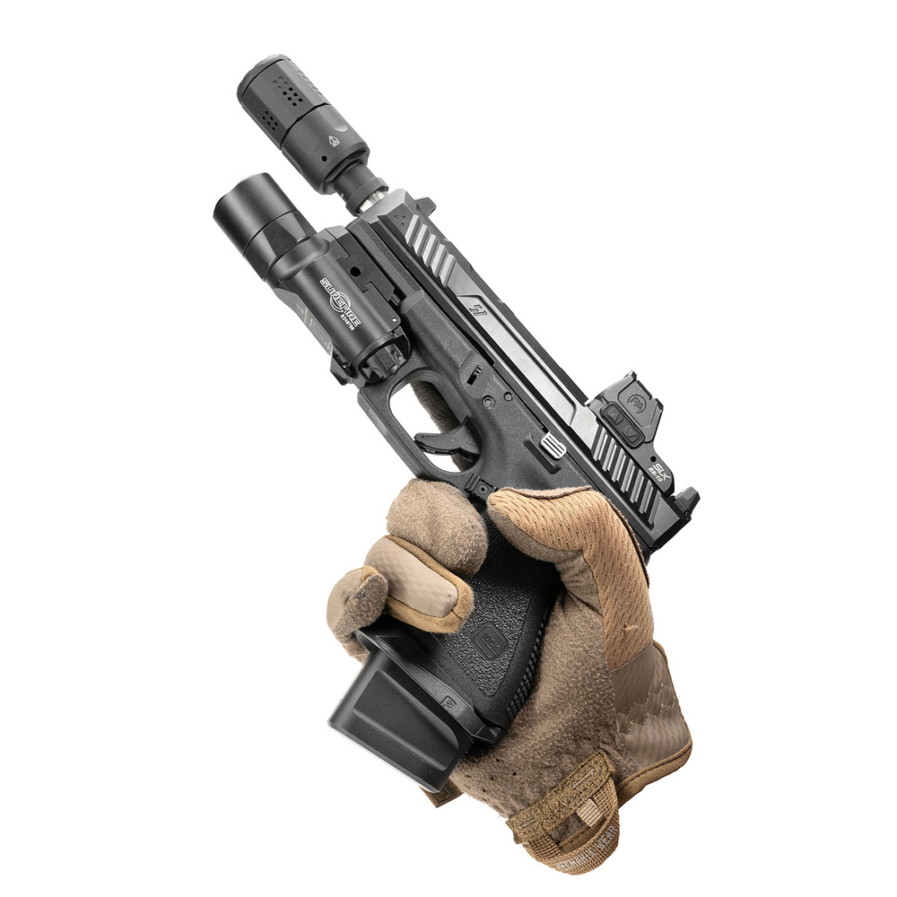 Strike Industries - Kompensator do pistoletu kal. 9 mm - Czarny - SI-PISTOL-LC-BK 8 Zdjęcie 7 — SPC-45724