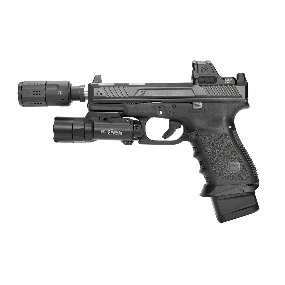 Strike Industries - Kompensator do pistoletu kal. 9 mm - Czarny - SI-PISTOL-LC-BK 10 Zdjęcie 9 — SPC-45724